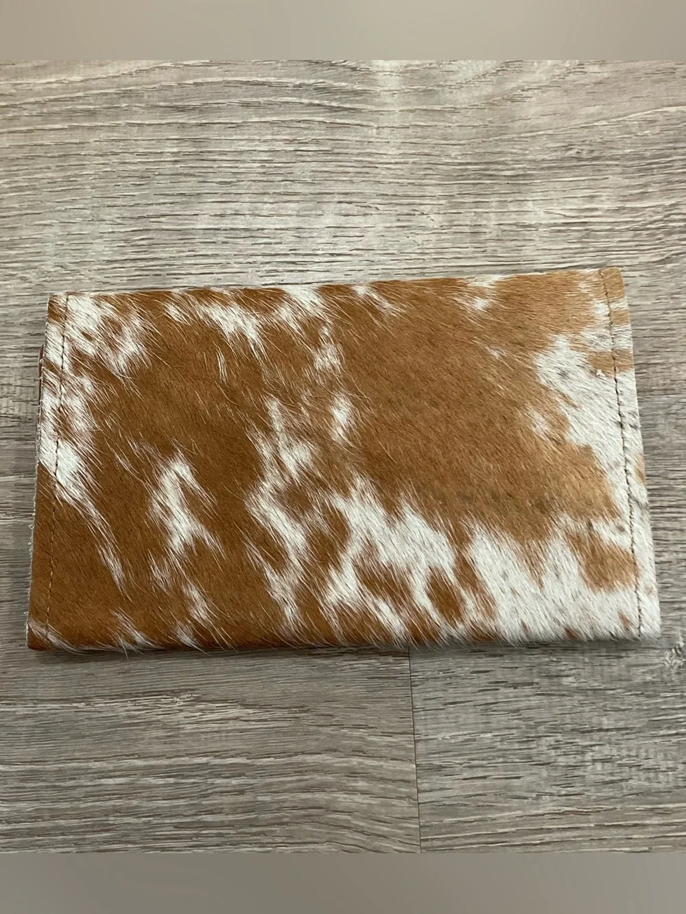 Fringe Cowhide Crossbody Bag in Brown and Yellow